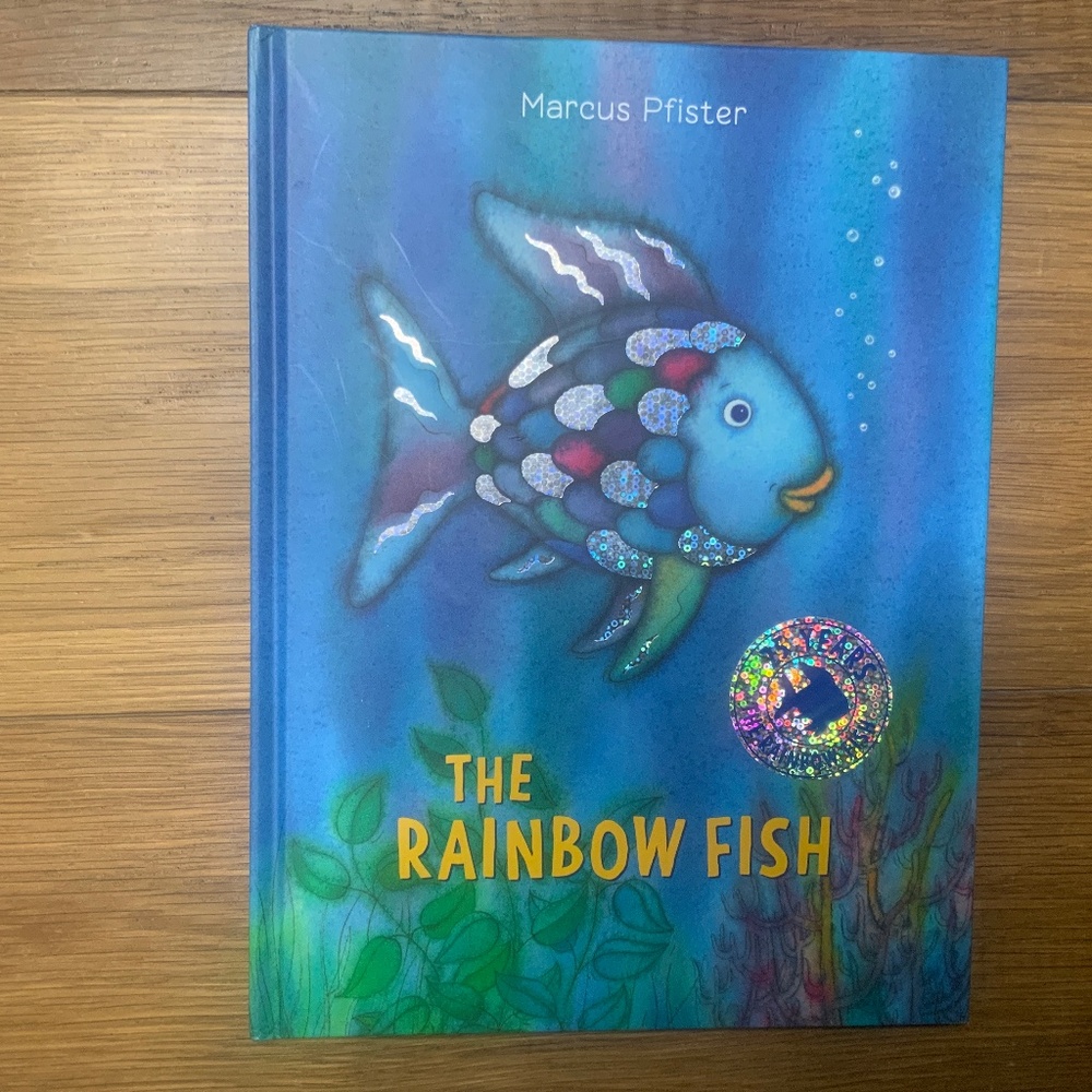 “The Rainbow Fish” by Marcus Pfister Hardcover Book